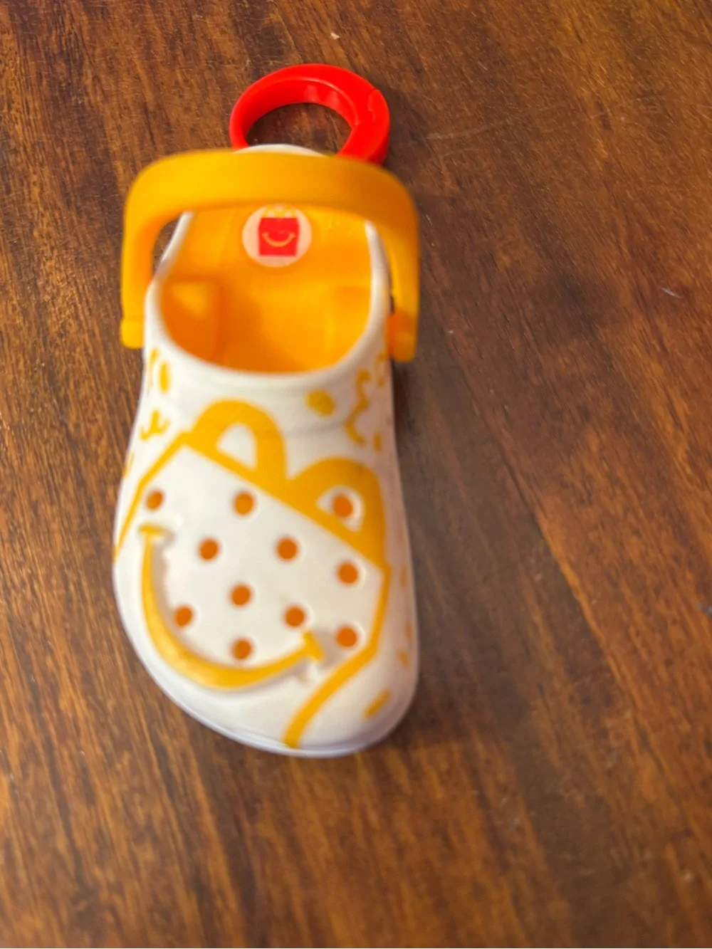 2024 Mcdonald's Crocs Toy # 8 Shoe Keychain Bag Clip No Box